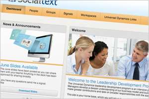 Socialtext 5.0 Dashboard