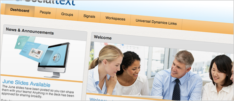 Socialtext 5.0 Dashboard